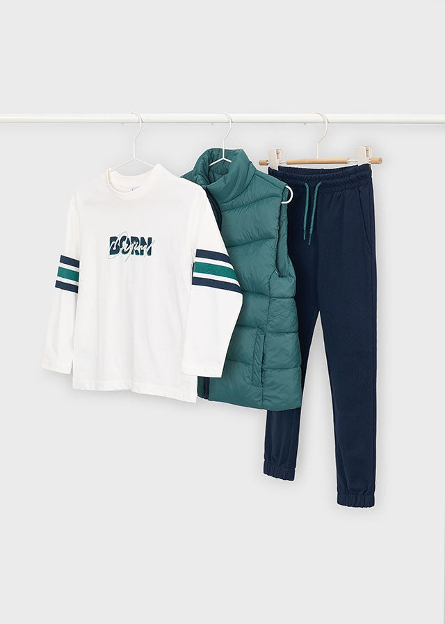 Pant t-shit vest set