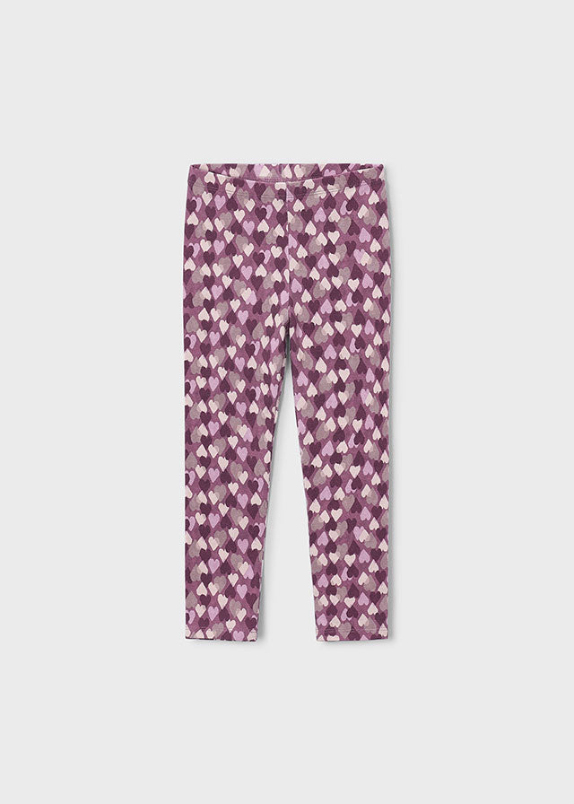 Knit printed leggings