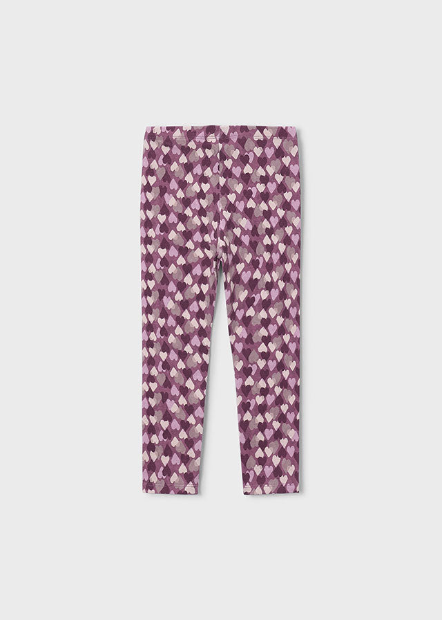 Knit printed leggings