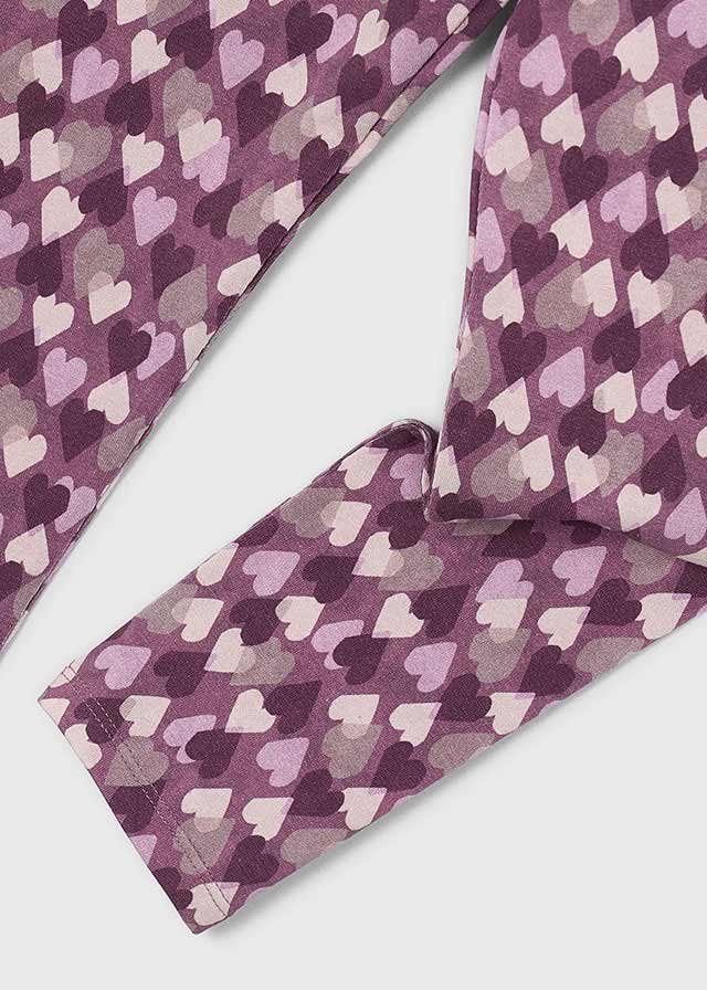 Knit printed leggings