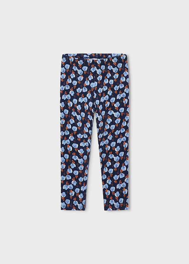 Knit printed leggings