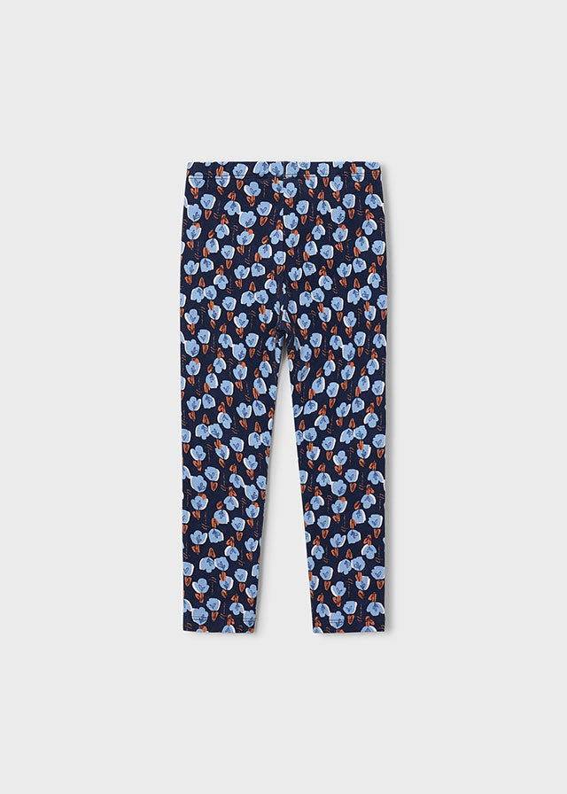 Knit printed leggings