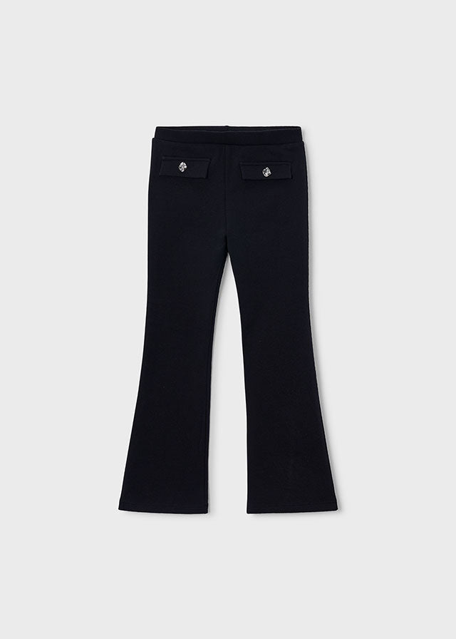 Fleece flare leggings