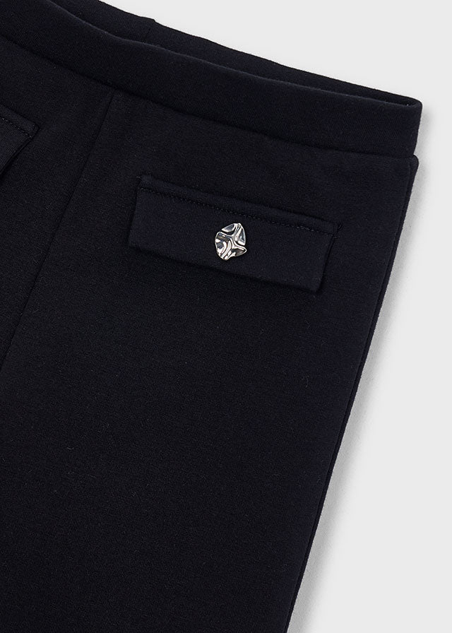 Fleece flare leggings