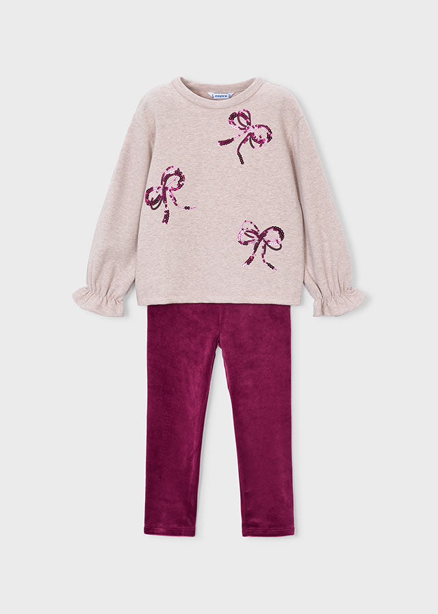 Bows leggings set