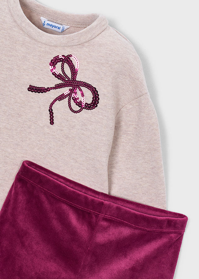 Bows leggings set