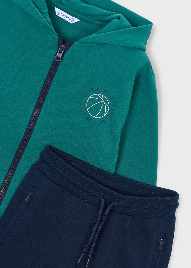 Tracksuit w/ hoodie print