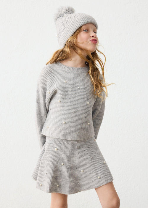 Pearl knit skirt