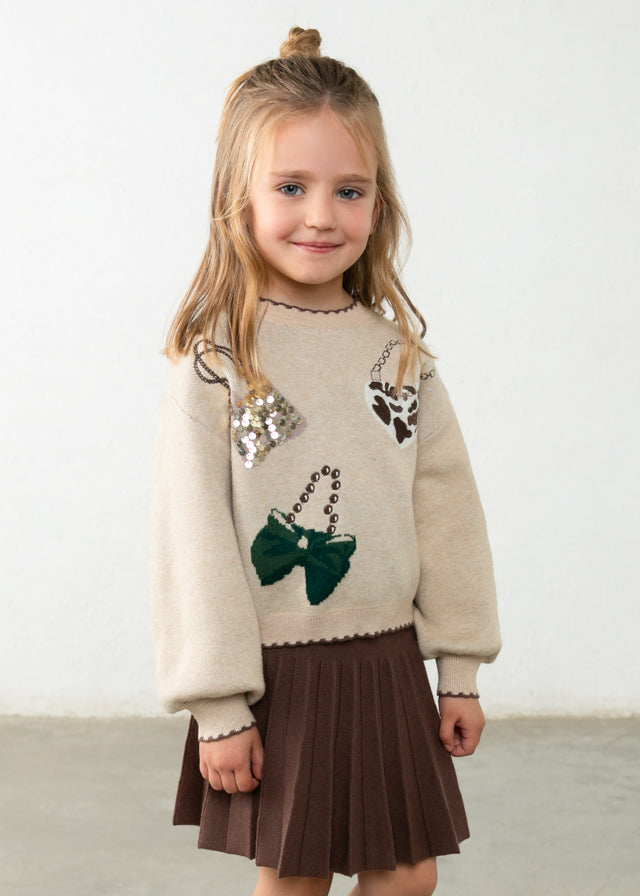 Tricot skirt set