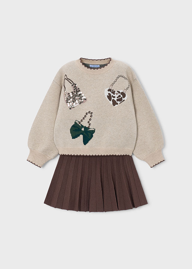 Tricot skirt set