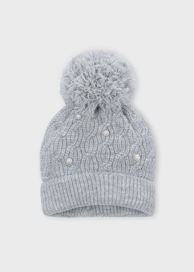 Pearl knit hat