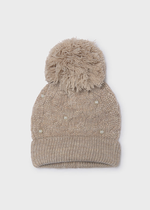 Pearl knit hat