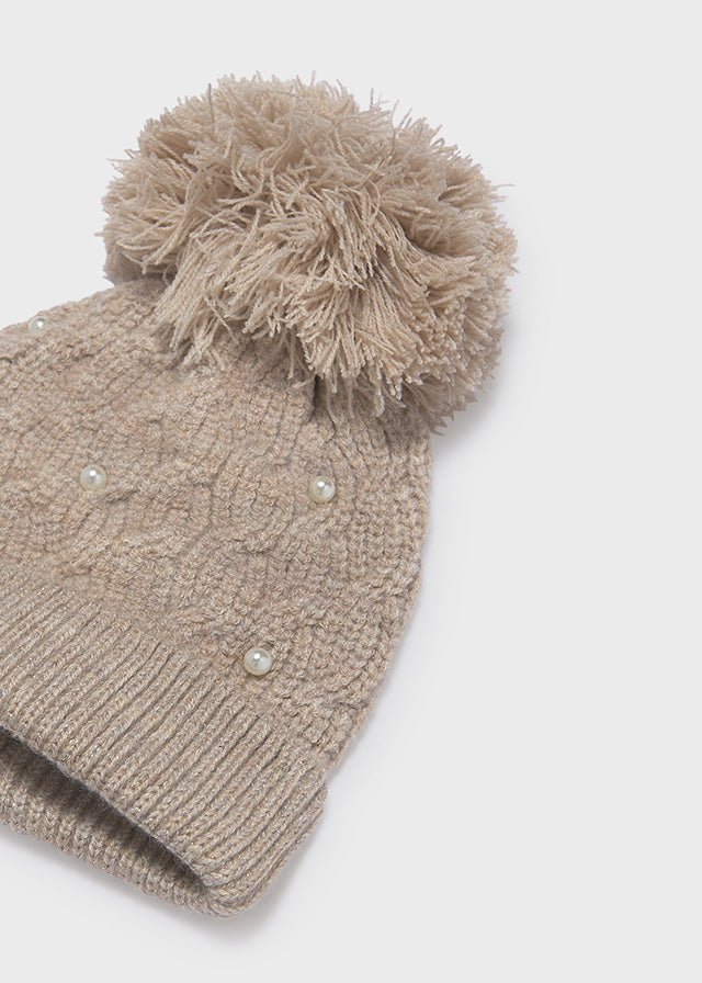 Pearl knit hat