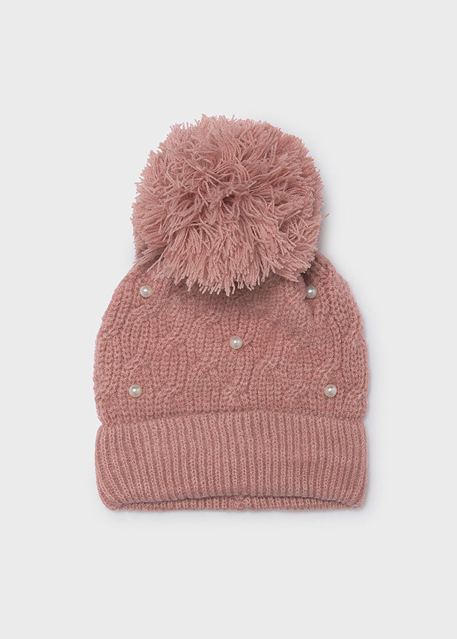 Pearl knit hat