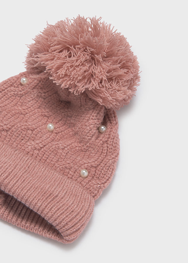 Pearl knit hat
