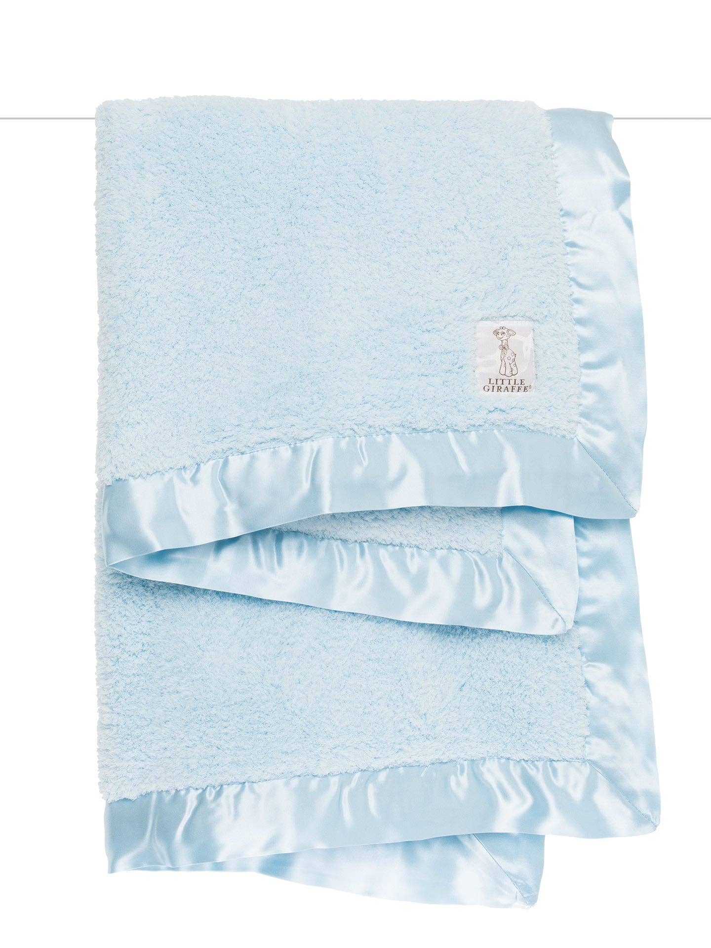 Chenille Baby Blanket: Unboxed / Silver