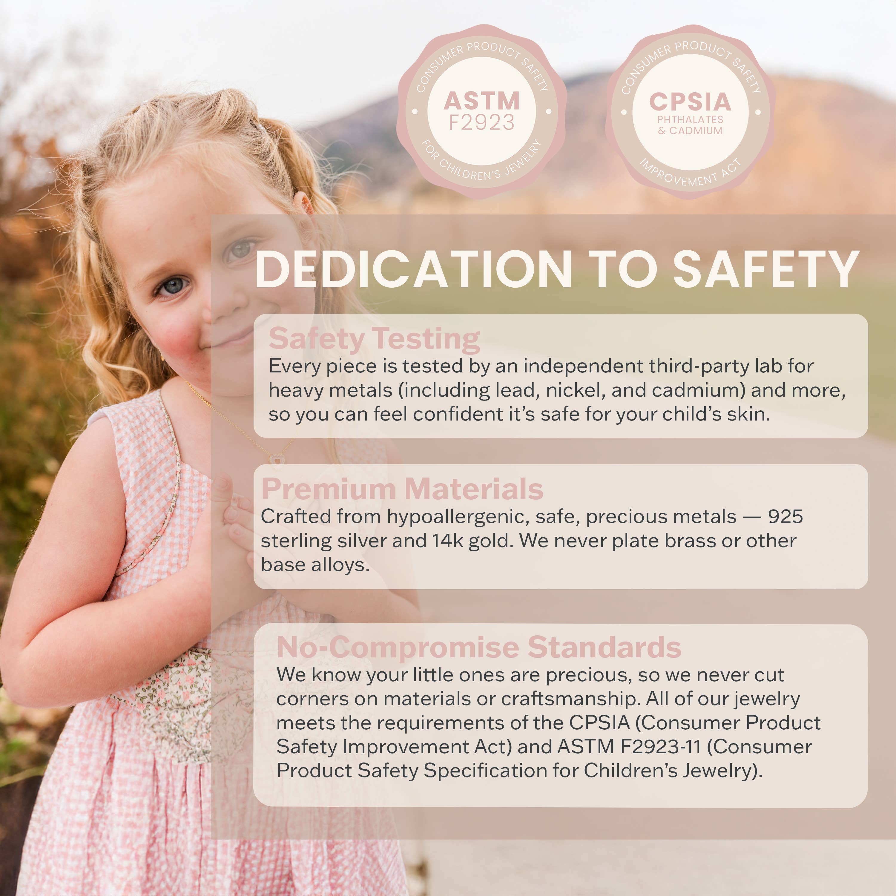 Children's 14K Gold-Plated Cross Necklace Baptism, Communion