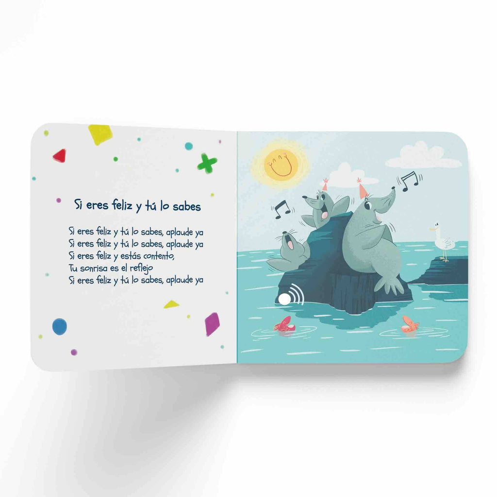 My first Spanish book that sings children's songs
