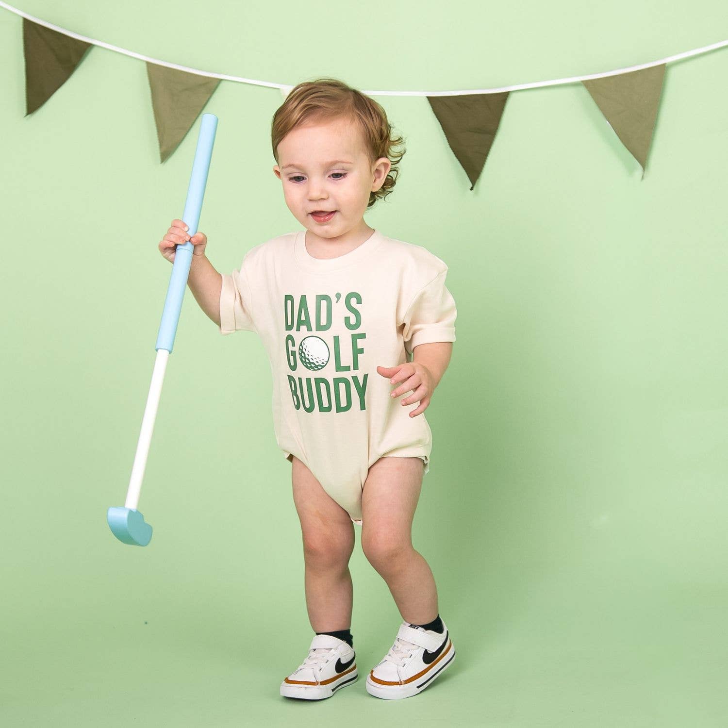 Dad's Golf Buddy Short Sleeve Romper - Baby Clothes