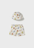 Swim shorts w/ bucket hat