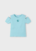 Open Heart Short Sleeve shirt