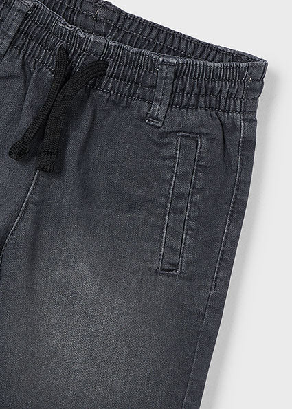 Boy Bermuda soft denim jogger