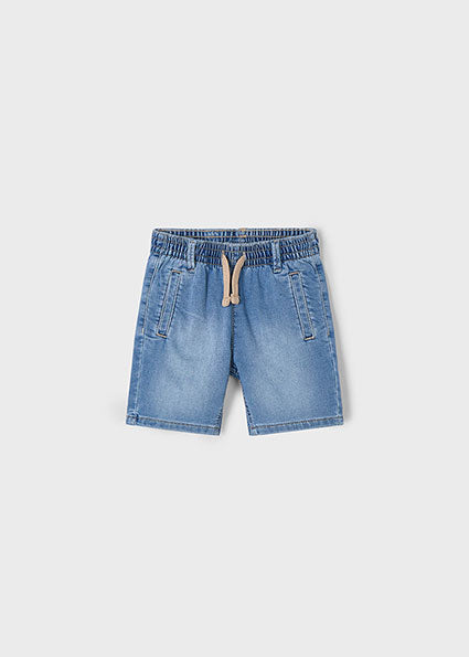 Boy Bermuda soft denim jogger