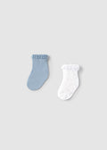 Dressy eyelet socks set