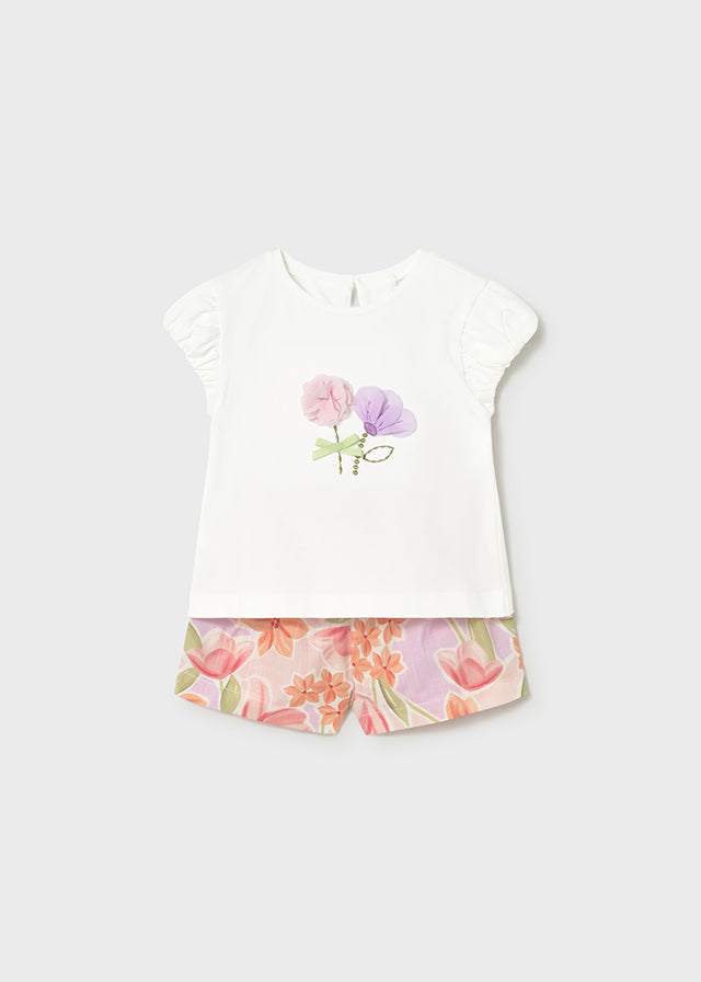 Printed shorts set