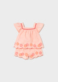 Embroidered bermudas set