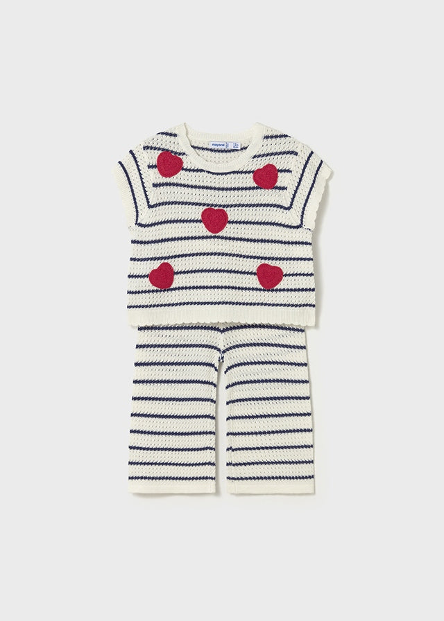 Knit pants set