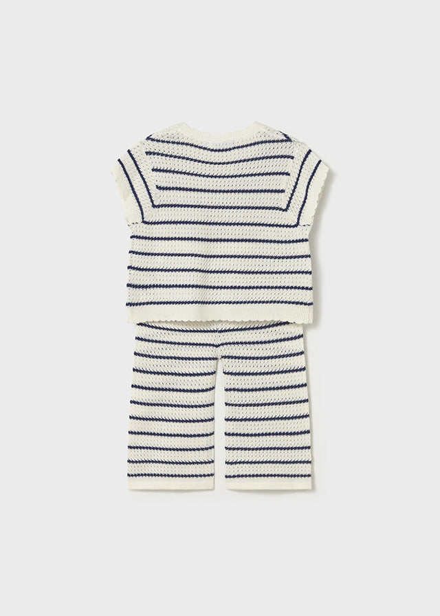 Knit pants set