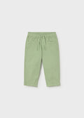 Poplin pants with elastane