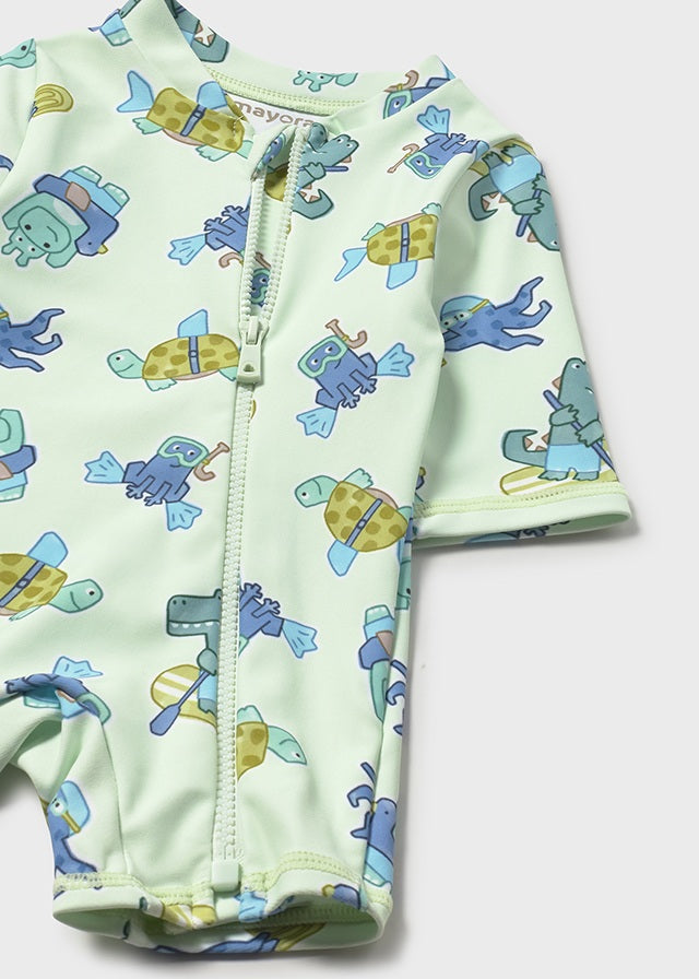 Bathing bodysuit w/ hat