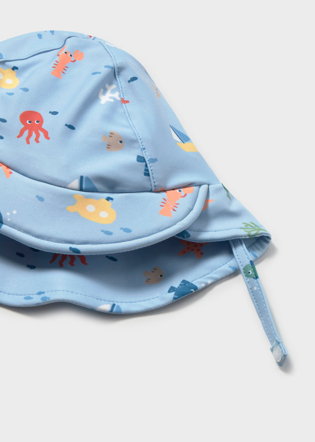 Bathing bodysuit w/ hat