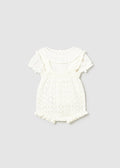 Knit dungarees set