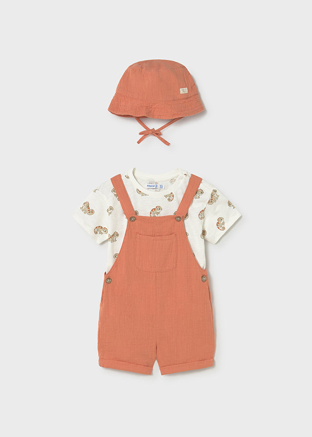 Dungaree 3pcs set