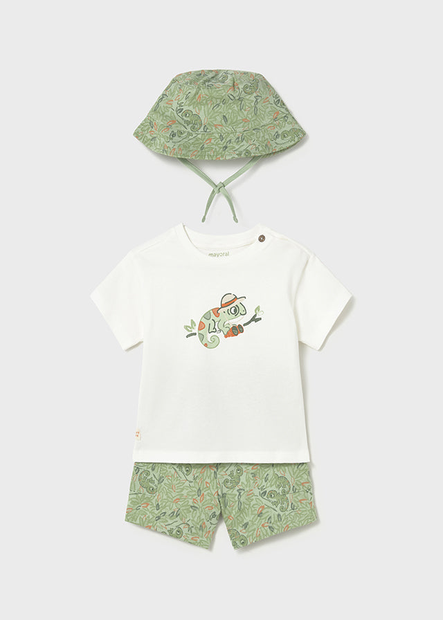 Knit set w/ bucket hat