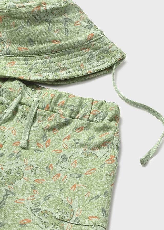 Knit set w/ bucket hat
