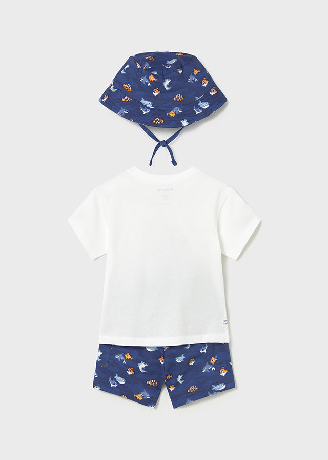 Knit set w/ bucket hat