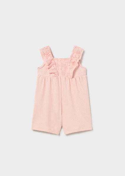 Jumpsuit with guipure lace