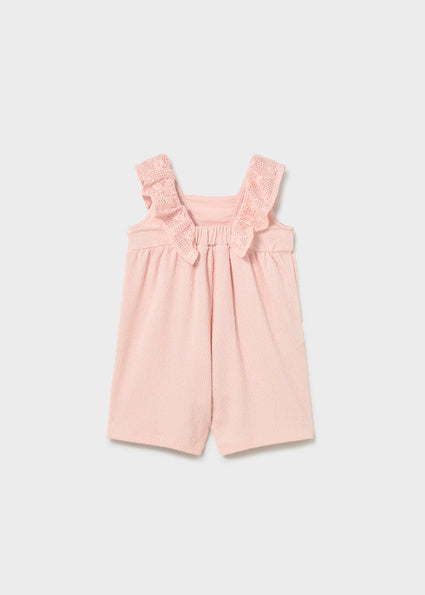Jumpsuit with guipure lace