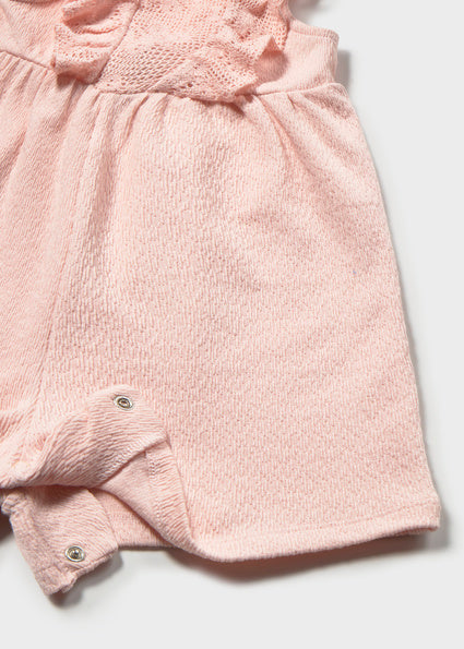 Jumpsuit with guipure lace