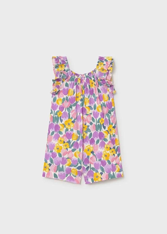 Knit printed jumpsuit
