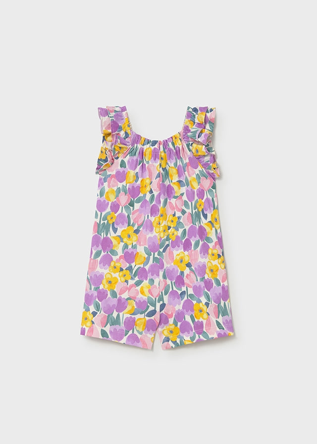 Knit printed jumpsuit