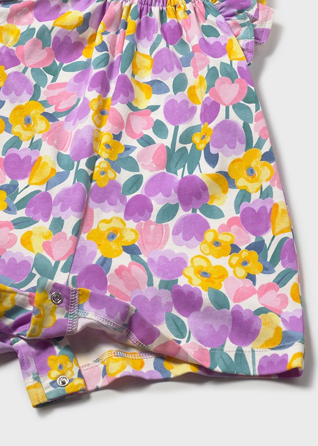 Knit printed jumpsuit