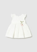 dress w/ guipure lace trim