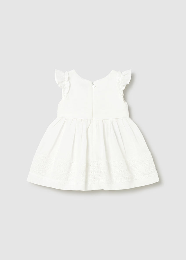 dress w/ guipure lace trim