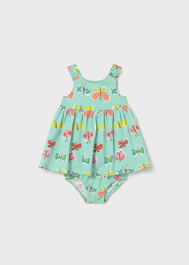 Printed dress with panty