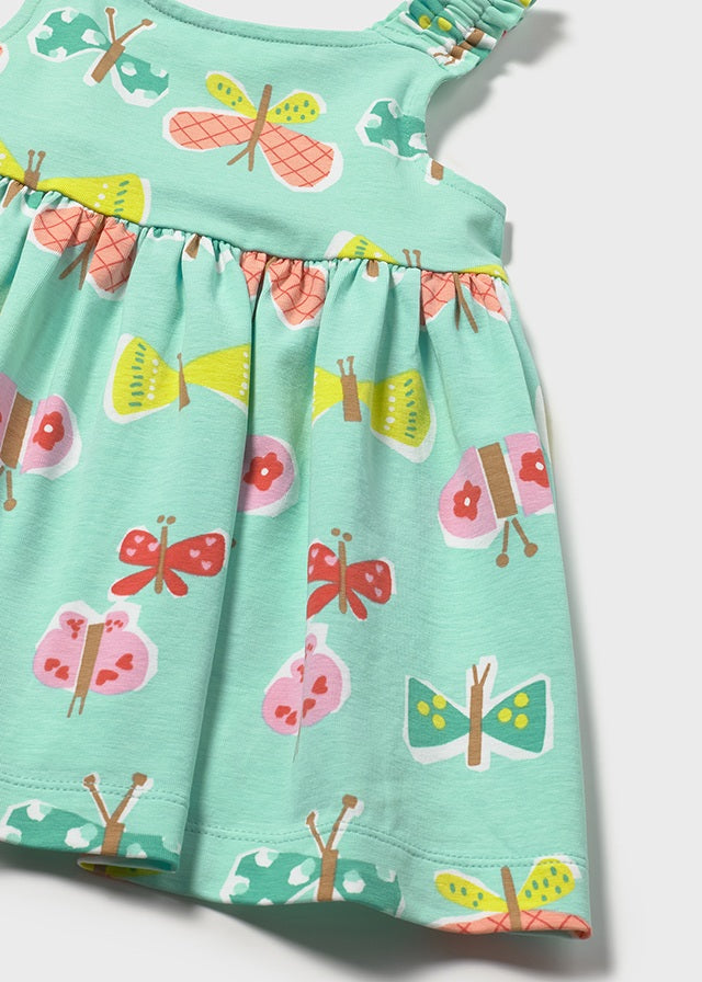 Printed dress with panty